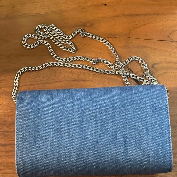 Christian Louboutin Blue Studded Crossbody Bag - Picture 11 of 11